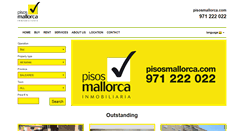 Desktop Screenshot of pisosmallorca.com