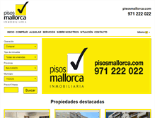 Tablet Screenshot of pisosmallorca.com